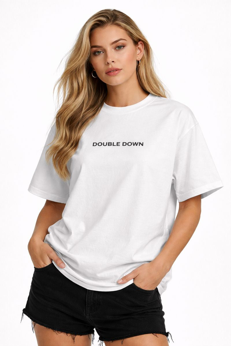 Double Down Unisex Heavyweight Tee – 01/100